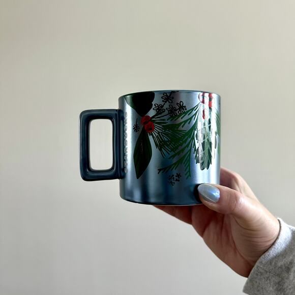Starbucks Holly Christmas Greenery Holiday Mug - Picture 4 of 5